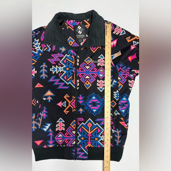 Columbia men’s Castle Pines Colorful Geometric Pattern Jacket size XS - Picture 8 of 14